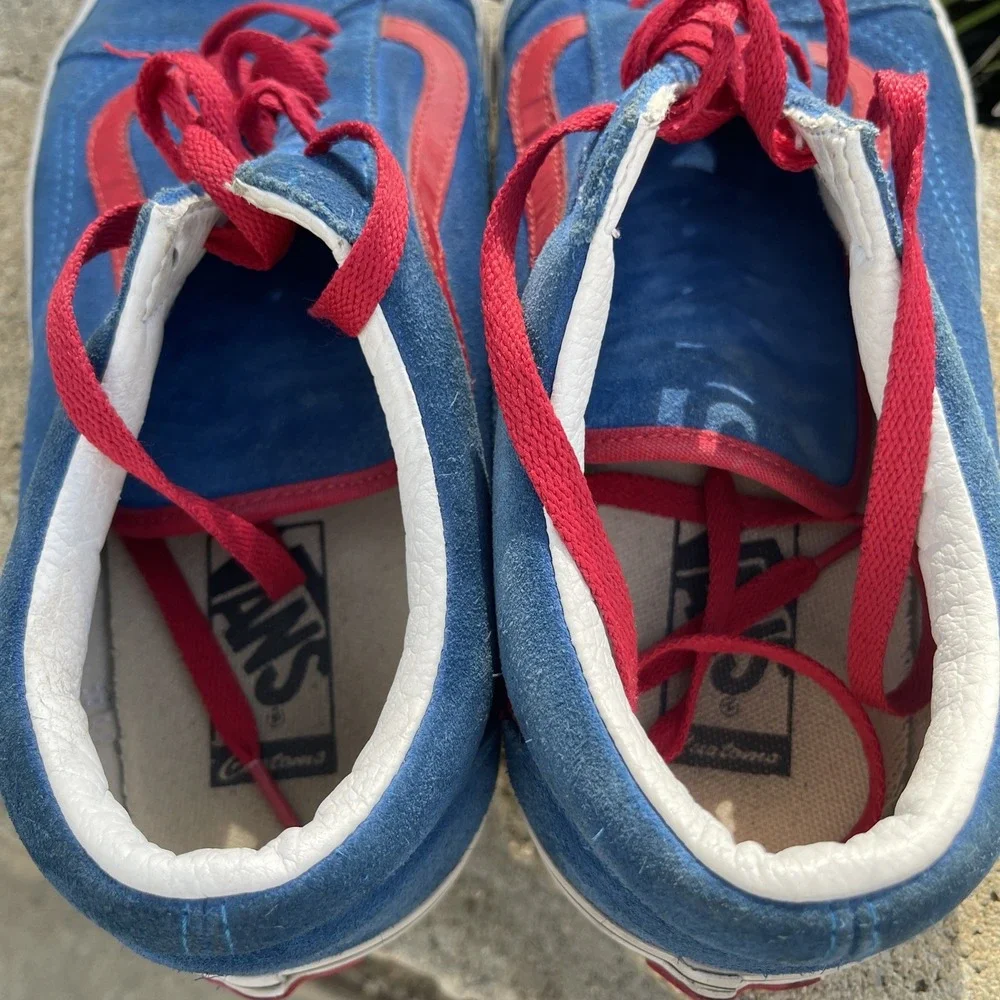 Vans Sneakers Men's 9.5 Suede Dazzling Blue Shoes